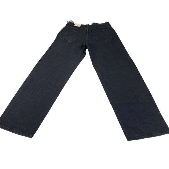 Universal Thread Jeans Womens 10 Black Beaded Comfort Stretch Mid Rise 90s Baggy - Picture 4 of 16